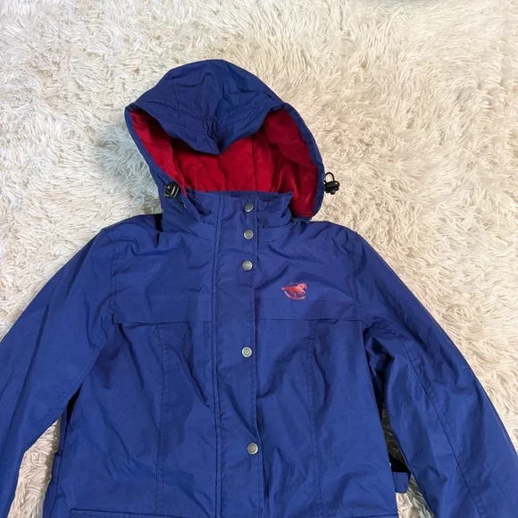 Women’s Small Blue Smartpak Horseback Riding Waterproof Jacket. Good Condition. - Picture 2 of 4